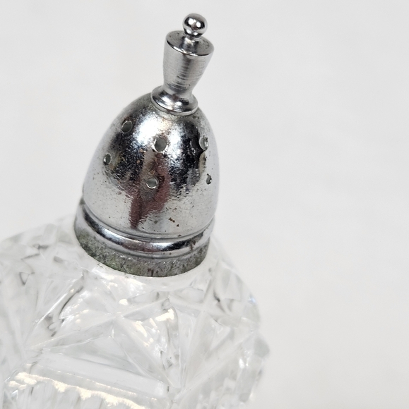 Vintage Handmade Cut Crystal Salt Shaker Made in‎ Germany  N53 - Picture 11 of 13
